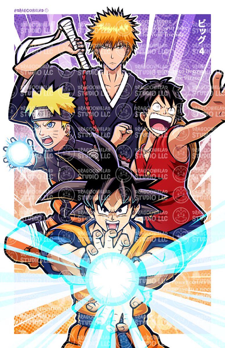 DragoonieLad's tweet image. The Big 4 of Anime!

Big 4 of Anime characters of all time!

#toeianimation #toeianimation #big4 #big4anime #songoku #goku #naruto #ichigo #luffy #monkeydluffy #onepiece #dbz  #bleach #narutouzamaki #gokuart #narutoart #luffyart #ichigoart #ichigokurosaki #anime #animeart