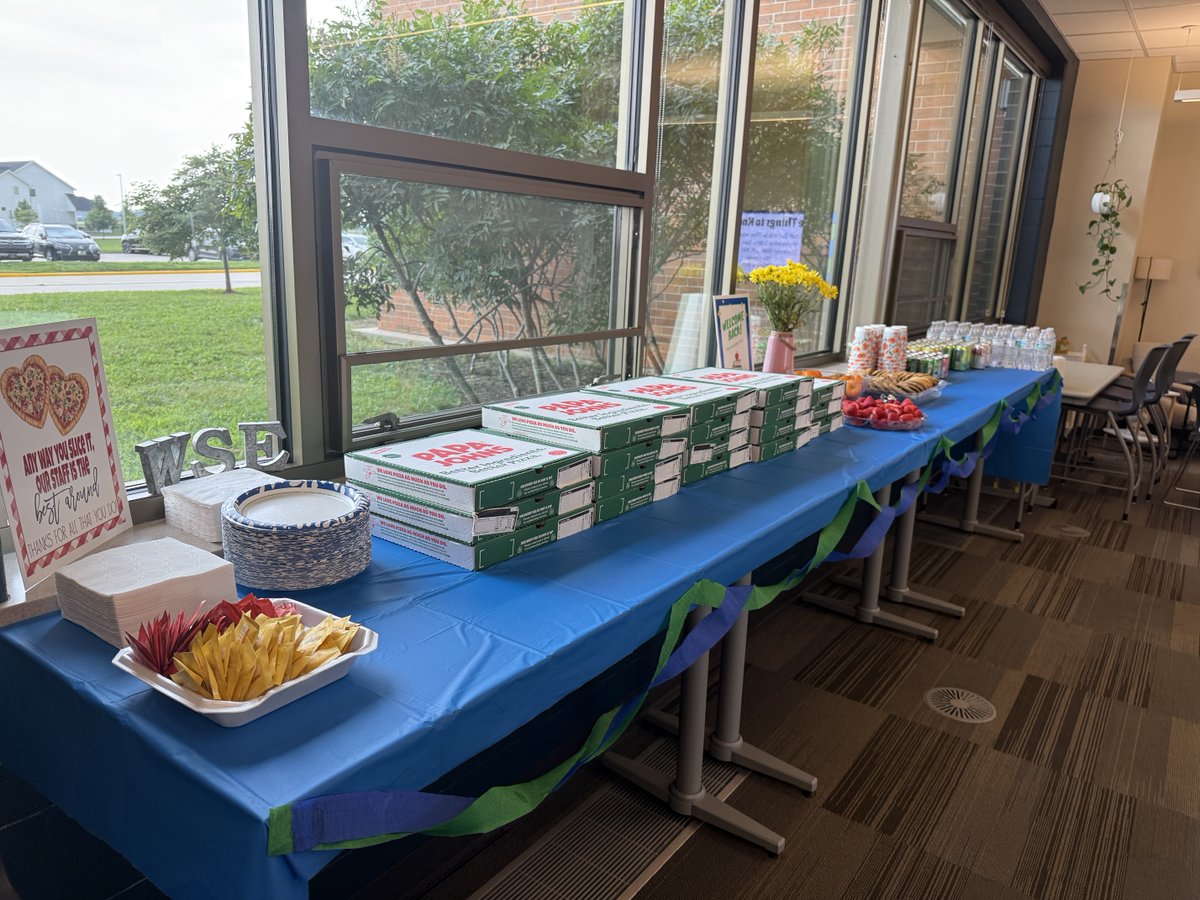 Thank you to our awesome PTO for treating our staff on their first day back!