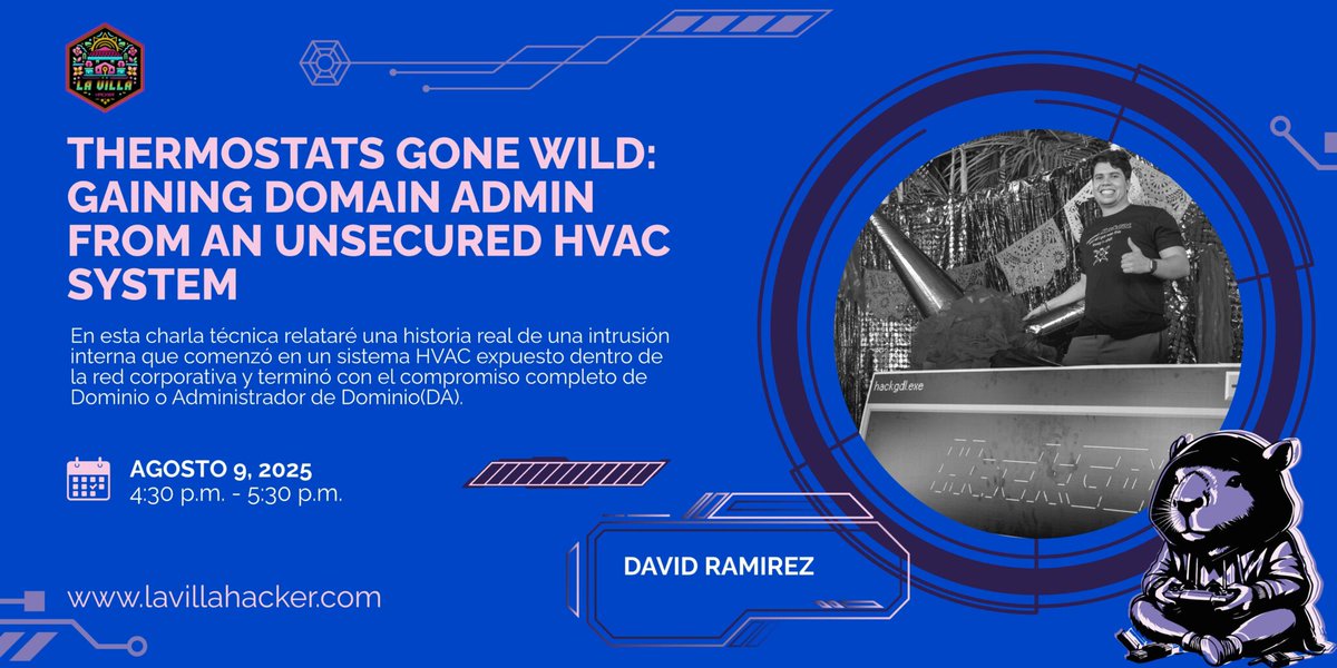 ¡Nos vemos en DEFCON! No olviden pasar por sus stickers! 
#HackGDL #HackGDL2025 #hacking #cybersecurity #Mexico