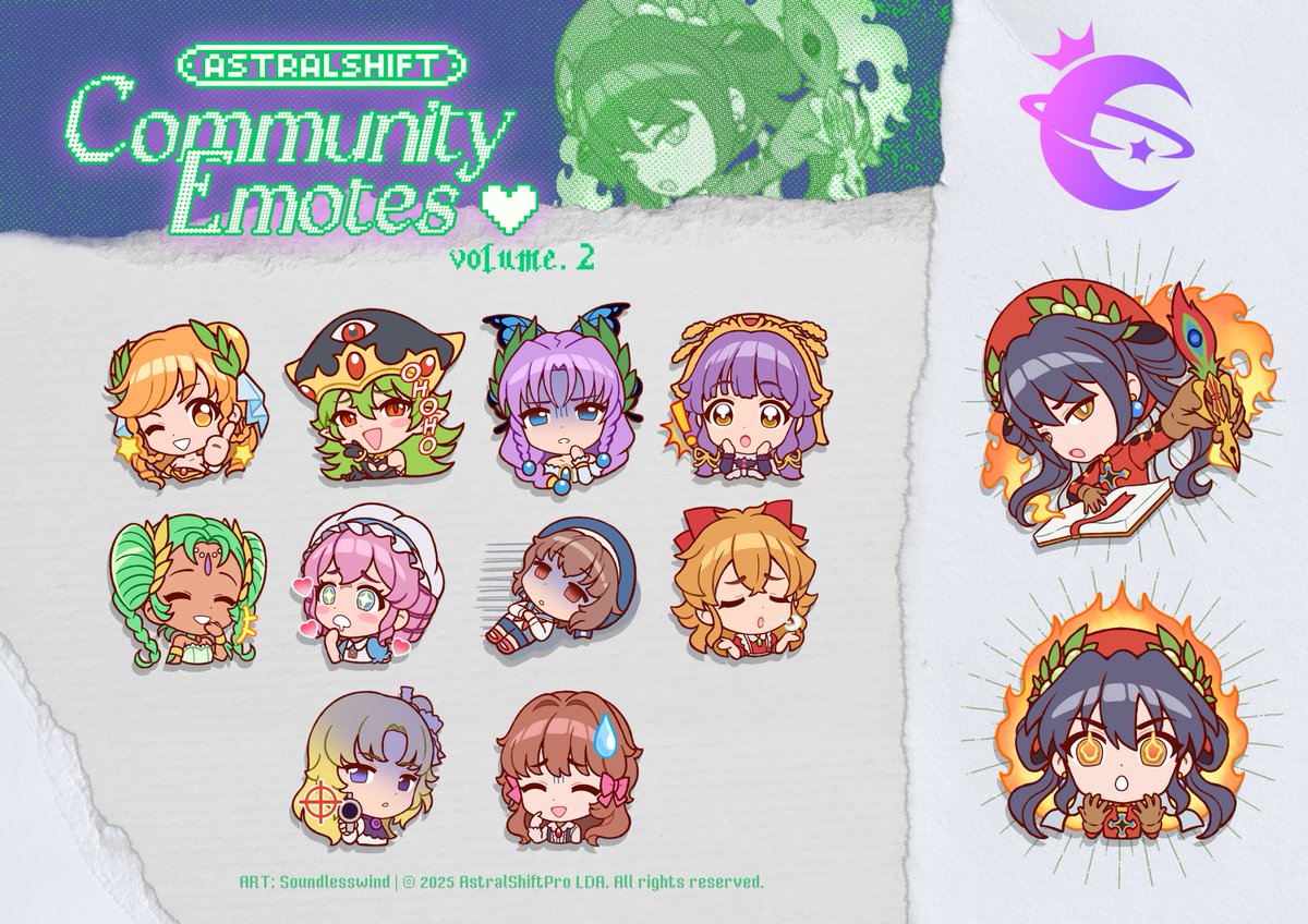 AstralShift🍇Little Goody Two Shoes (@astralshiftpro) on Twitter photo ✨💓AstralShift official Emotes Vol.2💓✨
It's time for Vol.2 of AstralShift emotes — all done by <a href="/SoundlessWind/">Hollee @ OTKT 1105</a>!
⬇️You can download both Vol.1 and Vol.2 here!
bit.ly/4fpCGqB
⬇️Join our Discord!
discord.gg/Hn5dkbAZR5
Enjoy using them in your favorite servers!✨ ✨💓AstralShift official Emotes Vol.2💓✨
It's time for Vol.2 of AstralShift emotes — all done by <a href="/SoundlessWind/">Hollee @ OTKT 1105</a>!
⬇️You can download both Vol.1 and Vol.2 here!
bit.ly/4fpCGqB
⬇️Join our Discord!
discord.gg/Hn5dkbAZR5
Enjoy using them in your favorite servers!✨