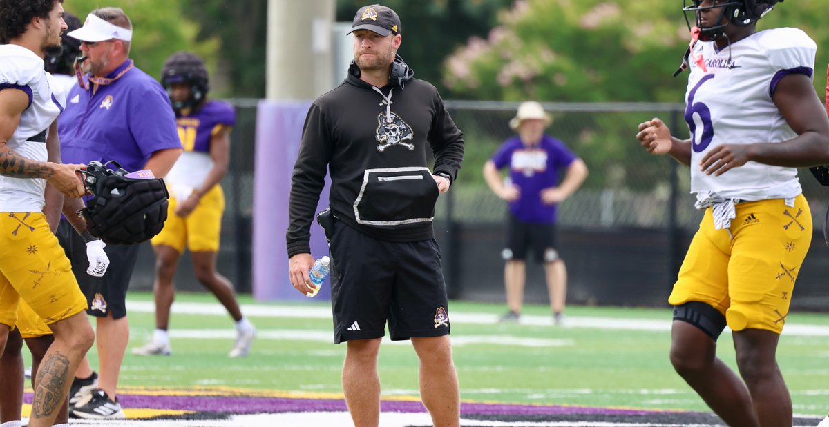 We heard from ECU coordinators Josh Aldridge and John David Baker for the first time during preseason camp, as they talked position battles, growth within their schemes, and more. 

Here's the complete quotes/video.

Aldridge: 247sports.com/college/east-c…

JDB: 247sports.com/college/east-c…