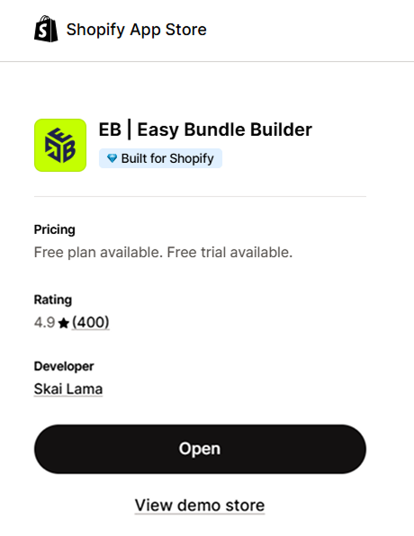 We’ve touched 400 reviews on the 
<a href="/Shopify/">Shopify</a> App Store! 🥹

What started as a simple idea - to make bundling beautiful, customizable, &amp; easy - is now powering thousands of stores across the world.

Every review, every store that gave us a shot - thank you.♥️You made this possible.