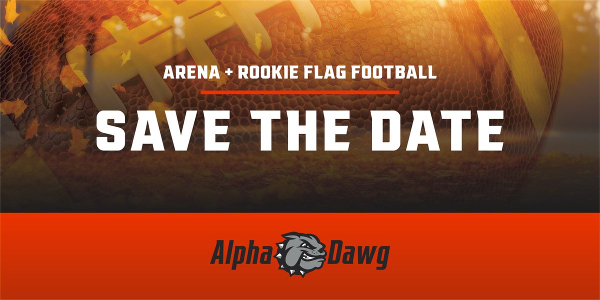 Alpha Dawg Arena Flag Football and Rookie Flag returns Winter 2026. More info at facebook.com/AlphaDawgFlagF… <a href="/BrownsYouthFB/">Cleveland Browns Youth Football</a> <a href="/NFLFLAG/">NFL FLAG</a>