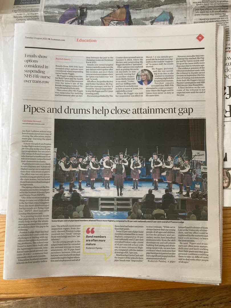 Strathmore Schools Pipe Band tweet media
