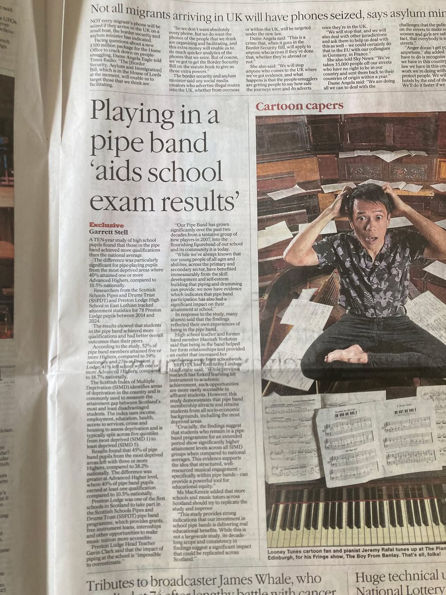 Strathmore Schools Pipe Band tweet media