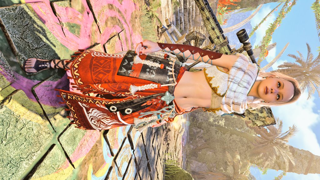 最近気に入ってる重ね着です！
#モンハンワイルズ 
#踊火カーニバル 
#モンスターハンターワイルズ