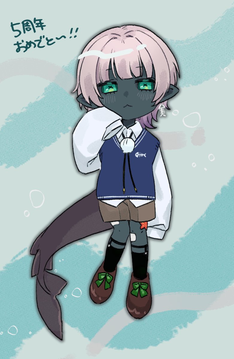 ぱっつんかわええね
秋服と親和性高そうなのでかいてみちゃ
#翠水画