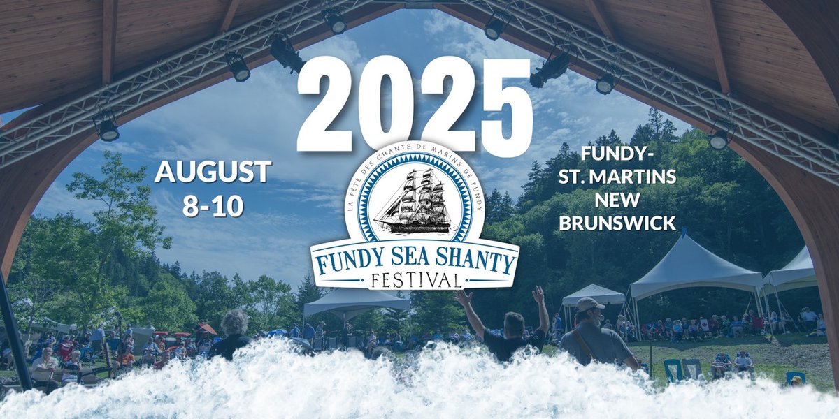 The Fundy Sea Shanty Festival sets sail in Fundy-St. Martins this weekend! 🎶

With an incredible lineup of music, food, and entertainment, this is a great way to immerse yourself in the rich history and culture of the Maritimes: facebook.com/events/1085840…
