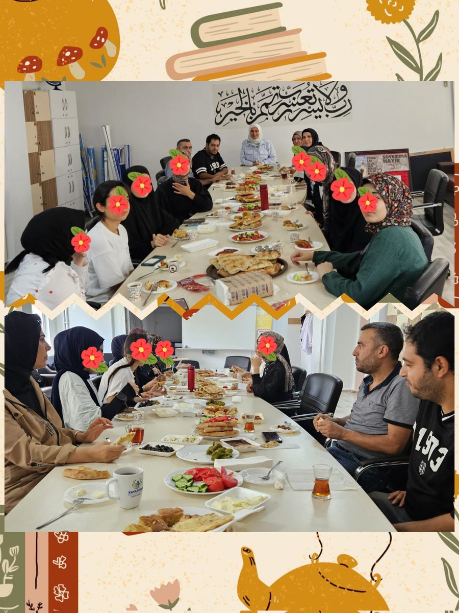 Yaz DYK kursuna devam eden öğrencilerimizle kısa bir kahvaltı molası.🌿⏰️