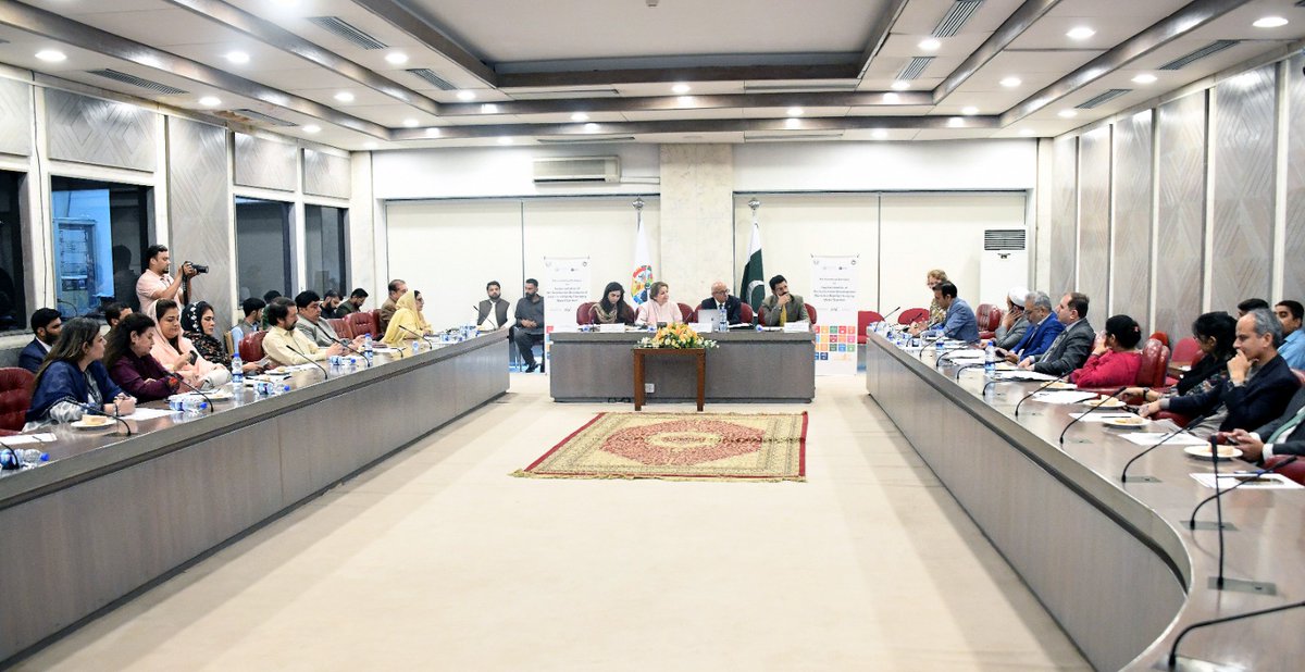 The Parliamentary Taskforce on SDGs of the National Assembly, led by its Convener Ms. Shaista Pervaiz, MNA, convened a high-level dialogue titled “Implementation of the SDGs in a Rapidly Changing Global Context” at the Parliament House, Islamabad. The dialogue brought together