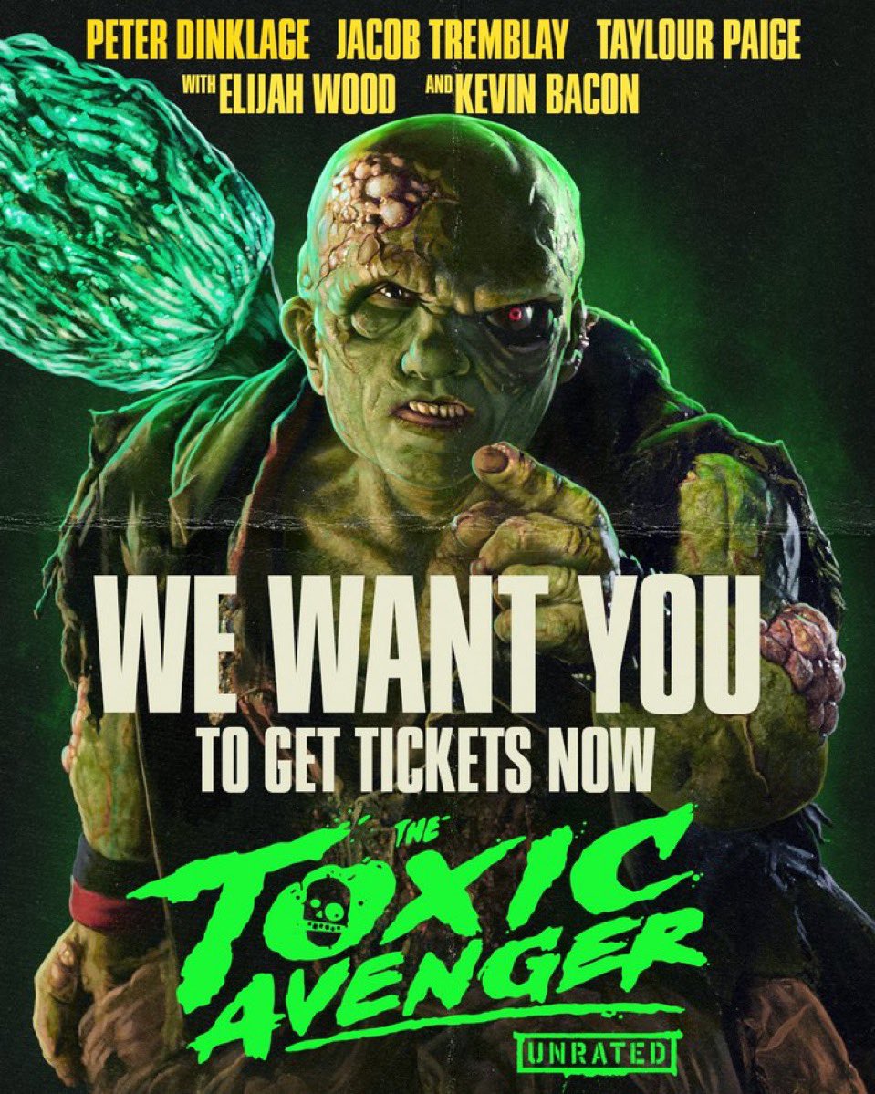 Philip Rogers (@rogersphilip101) on Twitter photo Not sure where to see <a href="/ToxicAvenger/">The Toxic Avenger Movie</a> in the UK?
Watch the Toxic Avenger Uncut, only on the big screen from 29th August at the Lumiere Cinema in Romford
lumiereromford.com/movies/the-toxโฆ
#ImWithToxie #ShowTheFckUp Not sure where to see <a href="/ToxicAvenger/">The Toxic Avenger Movie</a> in the UK?
Watch the Toxic Avenger Uncut, only on the big screen from 29th August at the Lumiere Cinema in Romford
lumiereromford.com/movies/the-toxโฆ
#ImWithToxie #ShowTheFckUp