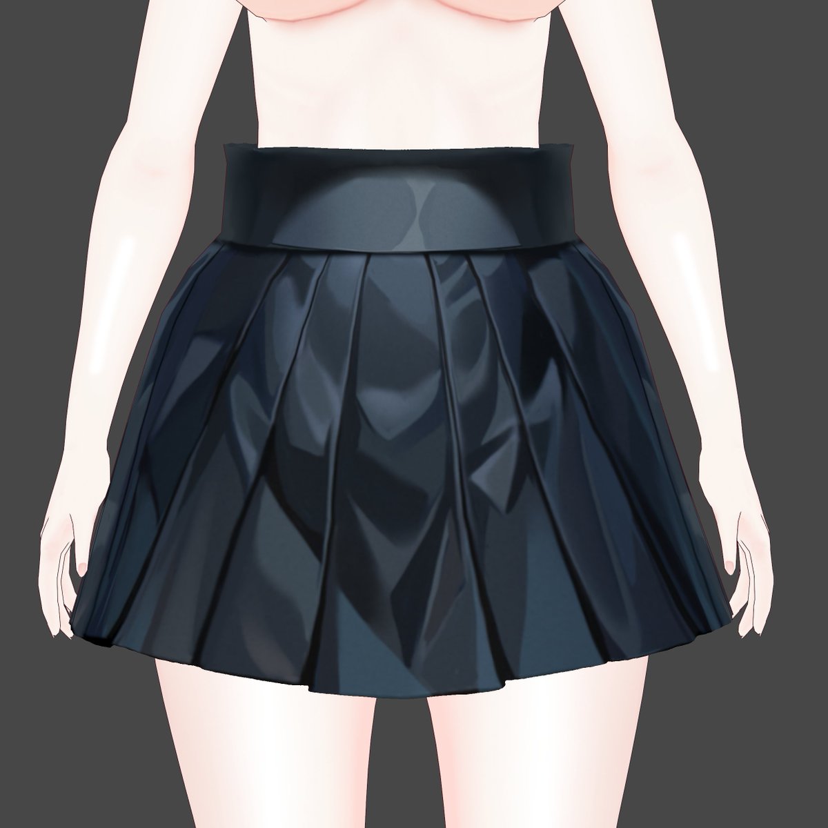 Kiki_Fujiwara's tweet image. Wip VRoid 3D I'm completely in love with this skirt 💕💞