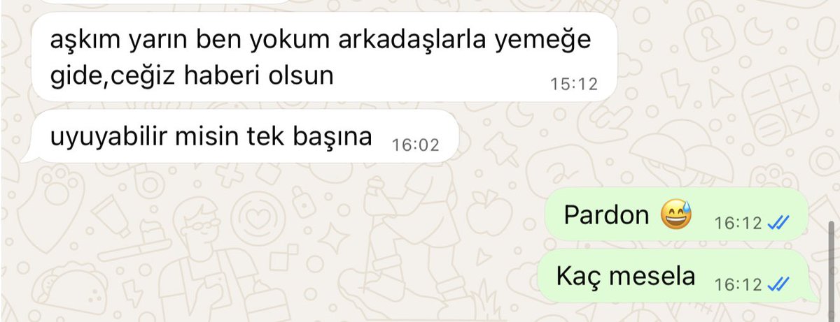 Kocam galiba yürek yedi ya da telefonuyla biri beni işletiyor. 🫨
