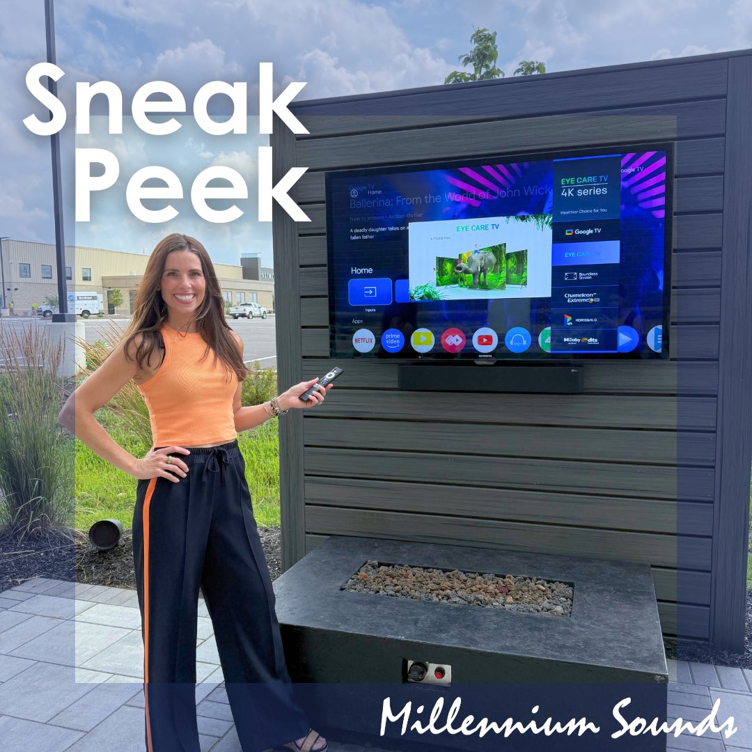 MillSounds's tweet image. Get ready to take outdoor entertainment to the next level. The Skyworth Outdoor TV combines stunning clarity with all-weather durability. Want to see it in action? Watch the full video tomorrow.
#OutdoorLiving #LuxuryAV #SmartSpaces #Skyworth #MillenniumSounds