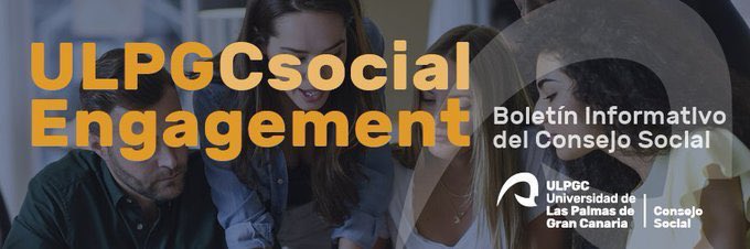 Consejo Social ULPGC (@csocial_ulpgc) on Twitter photo El #ConsejoSocial de la <a href="/ULPGC/">ULPGC</a> informa sobre su actividad en ULPGCsocial Engagement #30. Este mes hablamos de:
<a href="/RectorULPGC/">Lluis Serra, Rector ULPGC</a>
<a href="/conferenciacs/">ConferenciaCS</a>
<a href="/parcan/">Parlamento Canarias</a>
<a href="/ULL/">Universidad de La Laguna</a>
<a href="/CUCIC_GobCan/">CUCIC GobCan</a>
<a href="/CienciaGob/">Ministerio de Ciencia, Innovación y Universidades</a>
<a href="/Fundacion_ONCE/">Fundación ONCE</a>
<a href="/CrueUniversidad/">Crue Universidades</a>
Léelo aquí 👉csocial.ulpgc.es/?mailpoet_rout… El #ConsejoSocial de la <a href="/ULPGC/">ULPGC</a> informa sobre su actividad en ULPGCsocial Engagement #30. Este mes hablamos de:
<a href="/RectorULPGC/">Lluis Serra, Rector ULPGC</a>
<a href="/conferenciacs/">ConferenciaCS</a>
<a href="/parcan/">Parlamento Canarias</a>
<a href="/ULL/">Universidad de La Laguna</a>
<a href="/CUCIC_GobCan/">CUCIC GobCan</a>
<a href="/CienciaGob/">Ministerio de Ciencia, Innovación y Universidades</a>
<a href="/Fundacion_ONCE/">Fundación ONCE</a>
<a href="/CrueUniversidad/">Crue Universidades</a>
Léelo aquí 👉csocial.ulpgc.es/?mailpoet_rout…