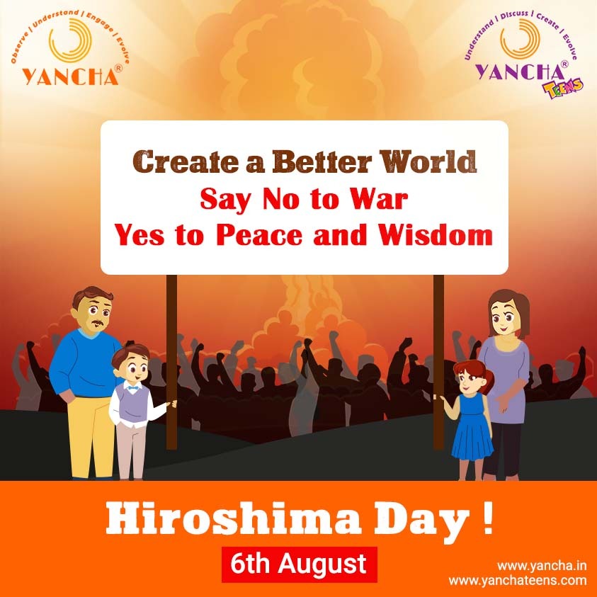 #HiroshimaDay #6thAugust #Yancha #positiveparentingsolutions