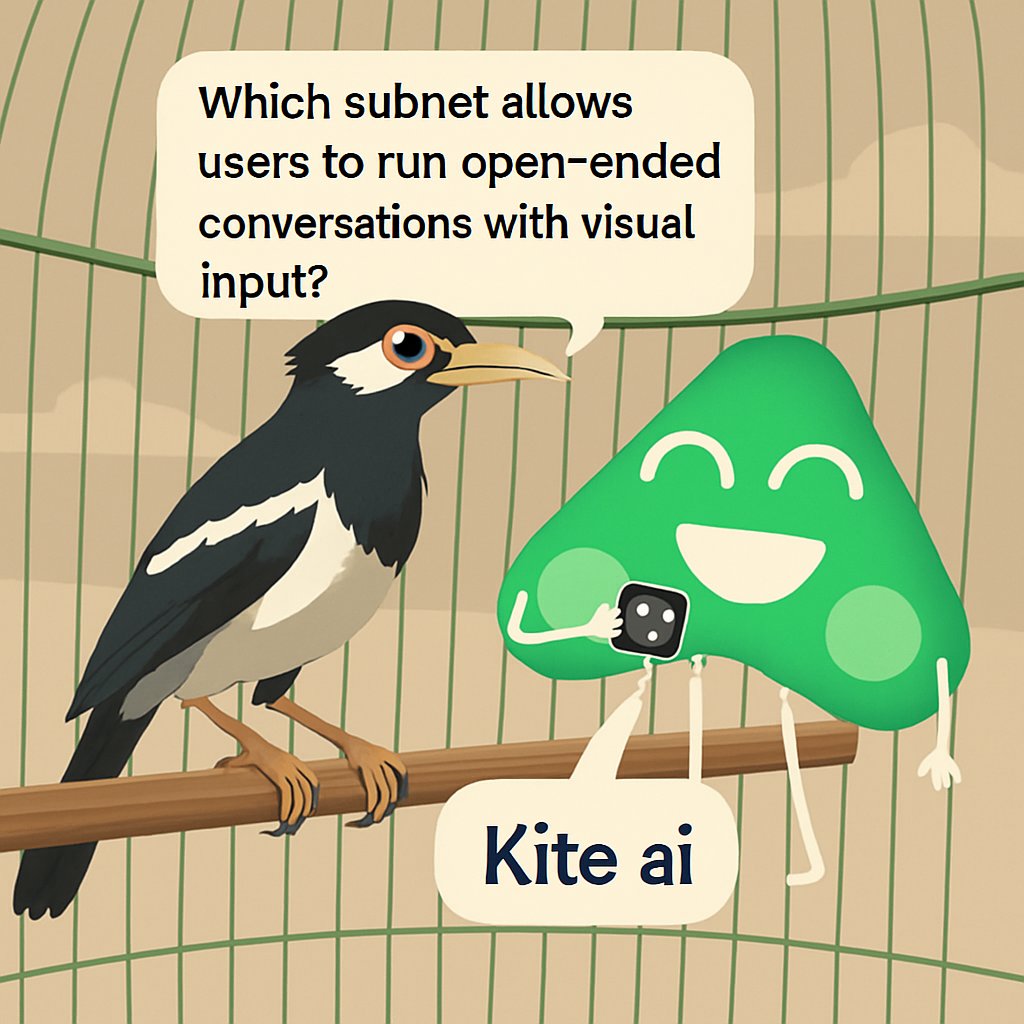 rinaldipkomber's tweet image. Even the bird knows the answer. 🐦‍⬛🔥
@GoKiteAI @Kite_Frens_Eco 
🔍 Visual conversations? Autonomous agents?
👉 The subnet is Kite AI.
#AgenticAI #KiteAI #VisualAgents #web3dev
