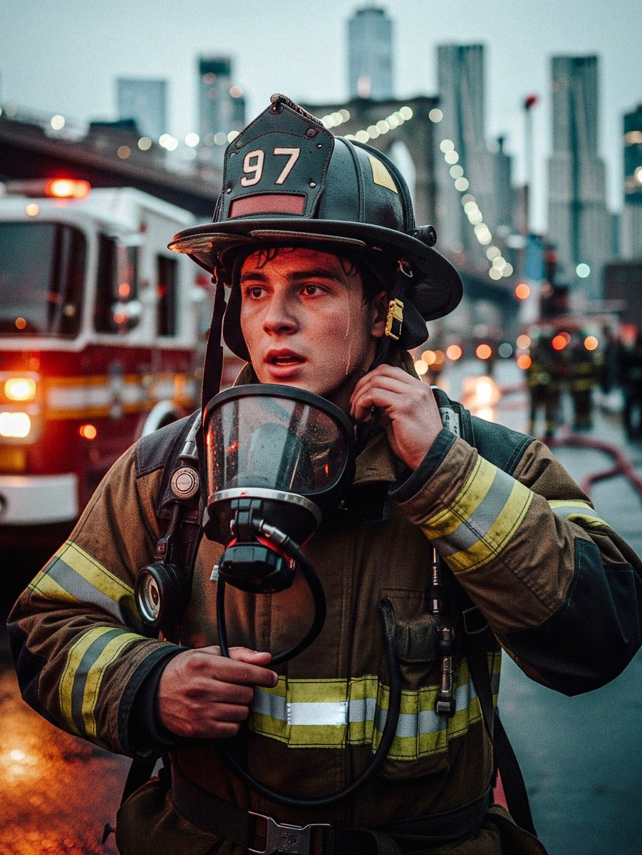 When duty calls, he wastes no time suiting up for those in need.