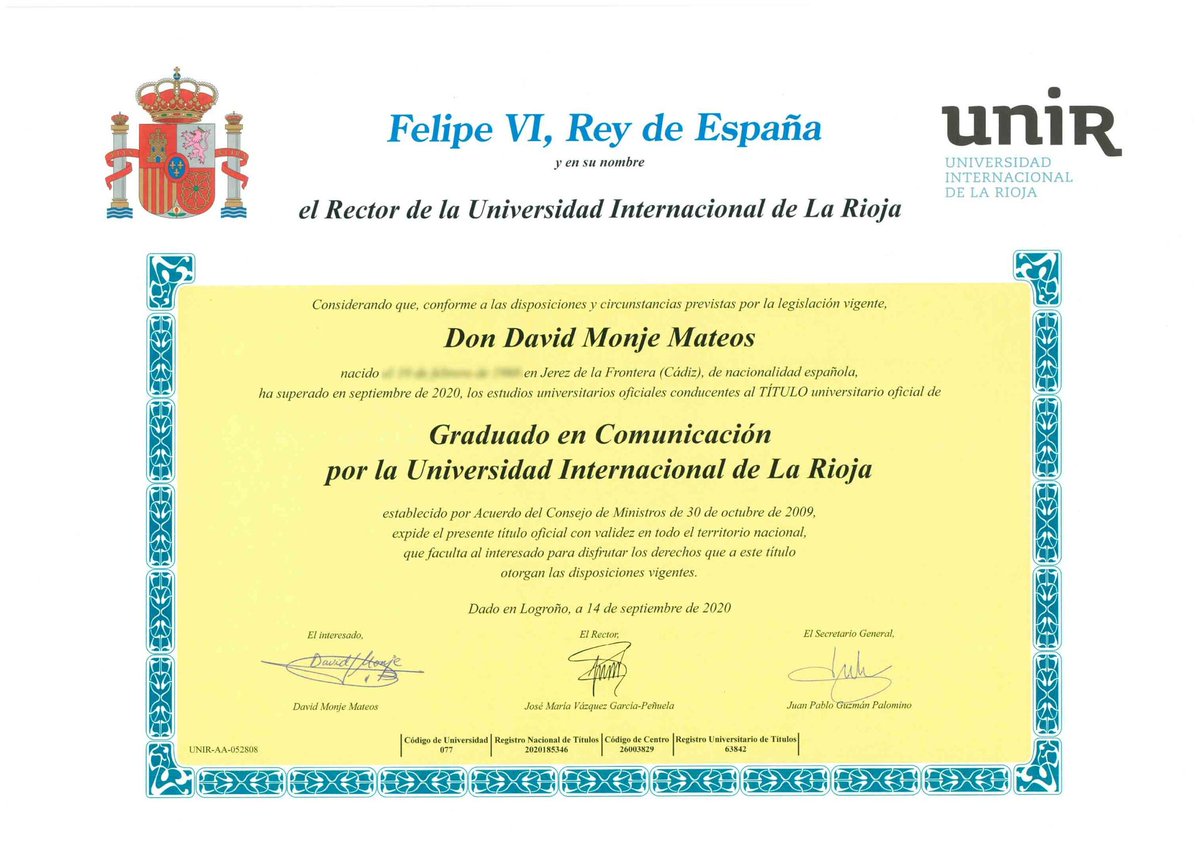JACQUELINE ABOGADA (@jacquiperezla) on Twitter photo #ÚltimaHora <a href="/Albiol_XG/">Xavier García Albiol</a> graba un video de una facultad en la que jamás ha estado.UNIR de la Rioja es valido, pero UnIR es la universidad de internet,has cometido una falsificación documental.Cuando has estado tu 5 años en la Rioja? Nunca Tu titulo es de UnIR nada que ver con UNIR #ÚltimaHora <a href="/Albiol_XG/">Xavier García Albiol</a> graba un video de una facultad en la que jamás ha estado.UNIR de la Rioja es valido, pero UnIR es la universidad de internet,has cometido una falsificación documental.Cuando has estado tu 5 años en la Rioja? Nunca Tu titulo es de UnIR nada que ver con UNIR