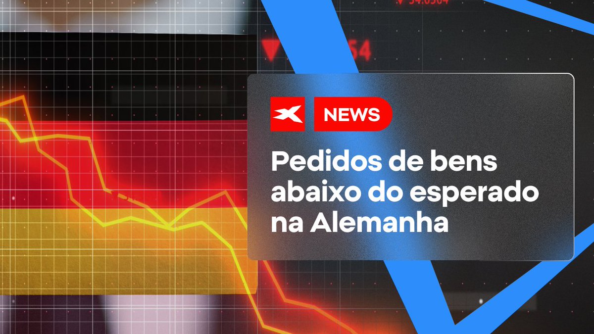 xtb_br's tweet photo. Indicador negativo na #Alemanha:

Os pedidos à indústria recuaram pelo segundo mês seguido, reforçando sinais de desaceleração no setor manufatureiro

#XTB #XTBbr #Macroeconomia #ZonaDoEuro #Indicadores https://t.co/eVDryYVRBi