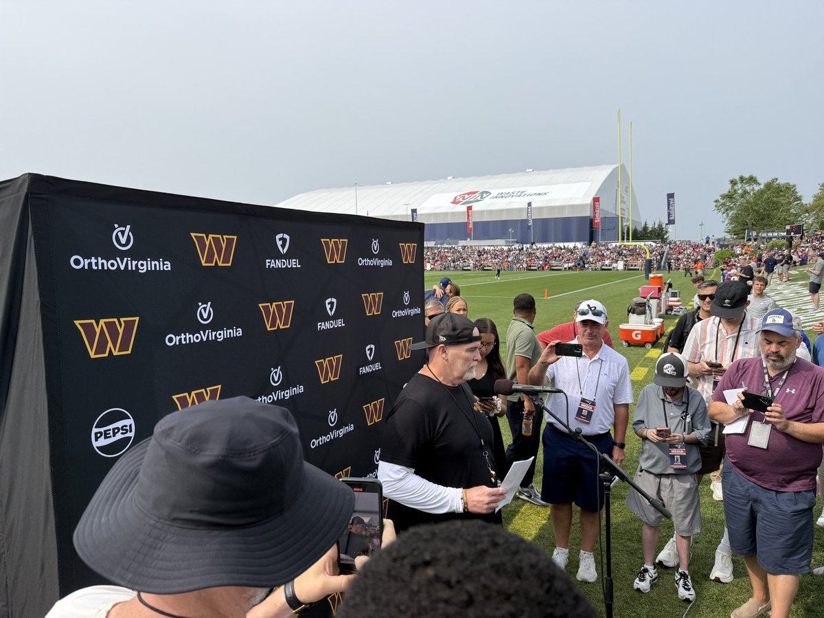 Joint Practice Day commences in Foxborough.

Commanders and Patriots prepping for their preseason opener on Friday. 

Terry McLaurin did not make the trip, per Dan Quinn.