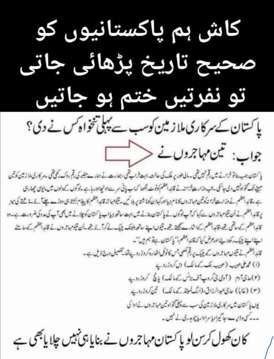 مہاجر بھوکے ننگے نہیں بلکہ اپنے حصے کا پاکستان ساتھ لائے تھے۔۔مہاجروں نے ملک بنایا۔۔ملک کو چلایا اور ملک کو ایشین ٹائیگر بنایا مگر بدقسمتی سے بھٹو نے اکثریتی پارٹی کو اقتتدارنہ دیا خود قبضہ کرلیا۔۔اور معیشت کو تباہ کرنے کے لیے نیشنلائز کرکے سرمایہ کاری کو تباہ کردیا