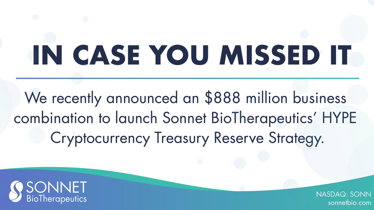 Sonnet Bio tweet media