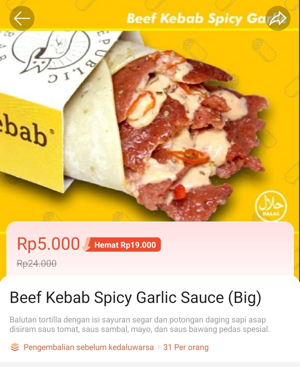 regmlar's tweet image. Sahabat Latte Janji Jiwa 
spf.shopee.co.id/709jcqzvFc

Republic Kebab Premium dpt yg gede
spf.shopee.co.id/1BBwgAz3Z9