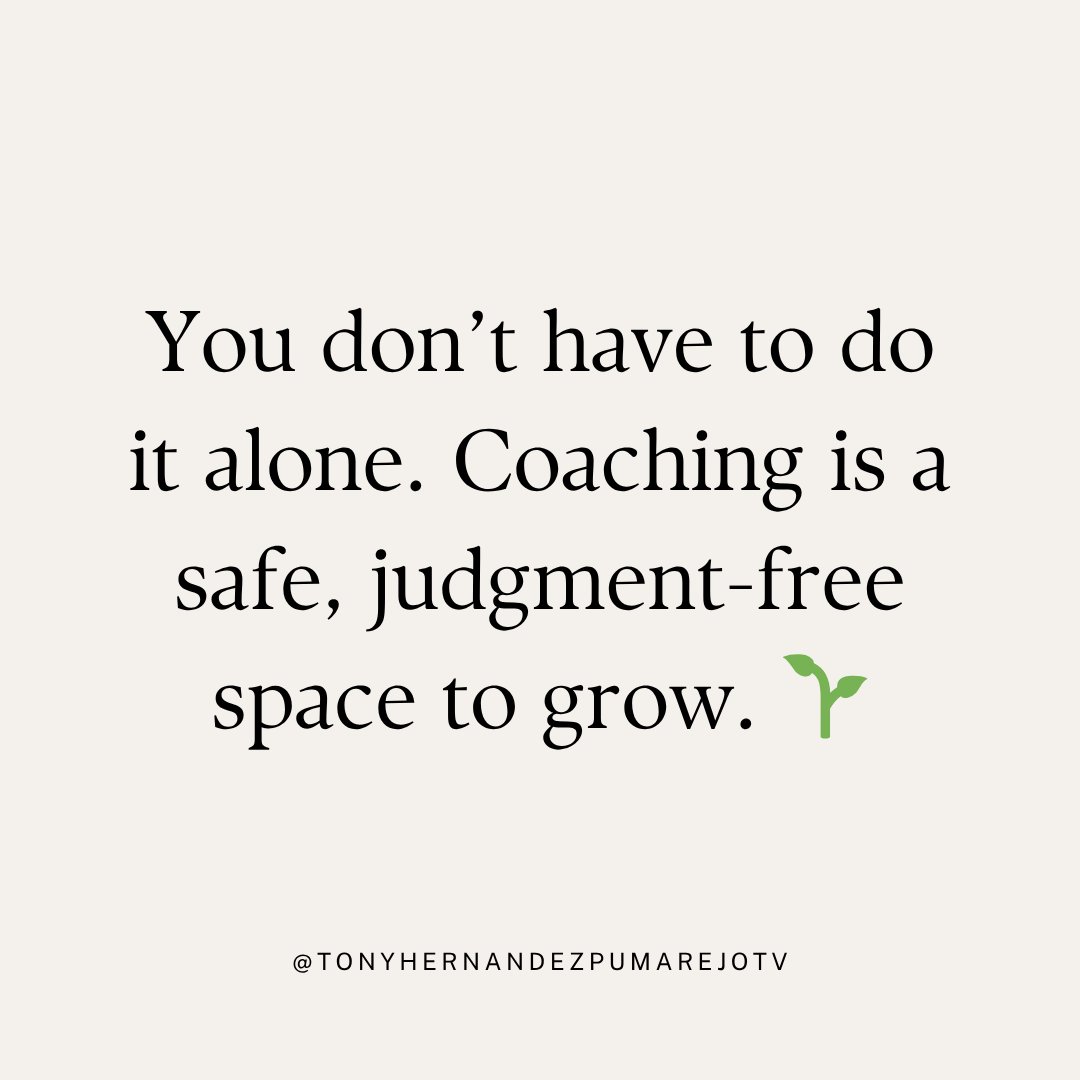 tonyhpuma's tweet image. Are you ready to take the next step? If you are looking for a life coach, I am here ready to help you. Book your discovery call today!

#coachdevida #coaching #lifecoach #purposedrivencoach #proposito #purpose #motivationalcoach