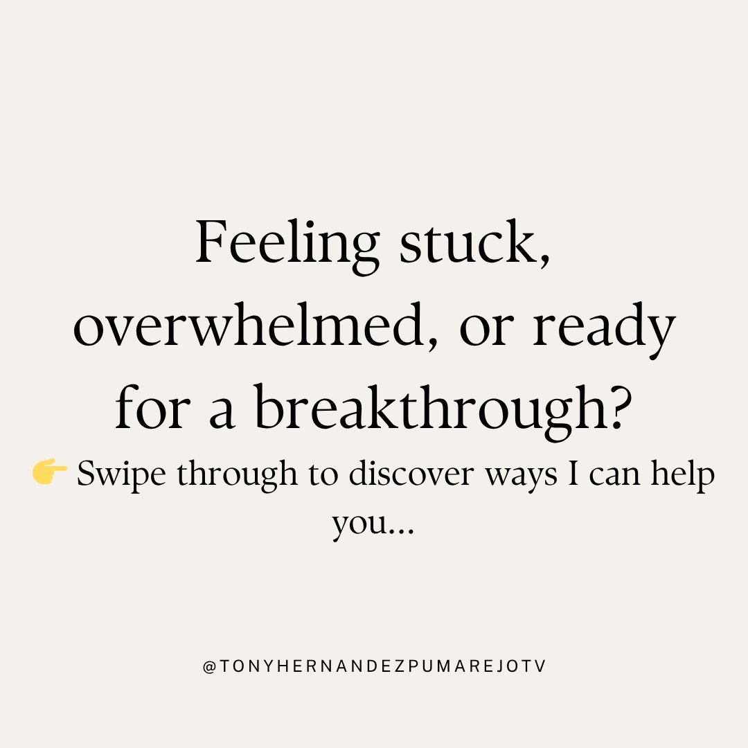 tonyhpuma's tweet image. Are you ready to take the next step? If you are looking for a life coach, I am here ready to help you. Book your discovery call today!

#coachdevida #coaching #lifecoach #purposedrivencoach #proposito #purpose #motivationalcoach