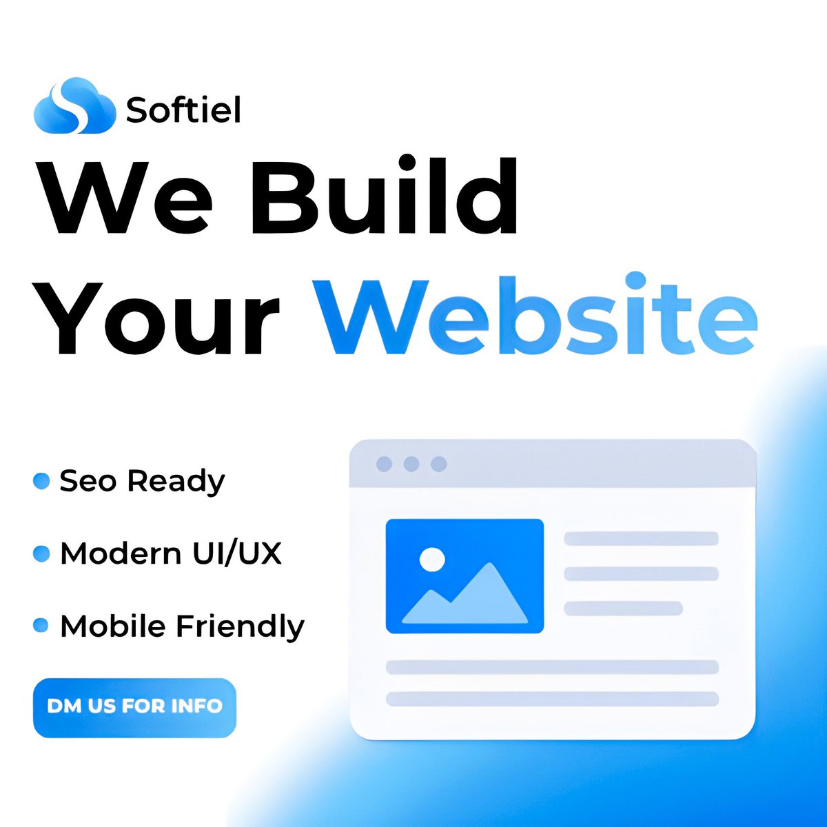 Softieldev's tweet image. We design modern, fast, and mobile-friendly websites 💻 💨 that help your brand stand out 🌟 in the digital world.

💬 Have a website idea in mind? We’d love to hear about your project – drop us a message!

#WebDesign #ResponsiveDesign #MobileFriendly #WebsiteDevelopment