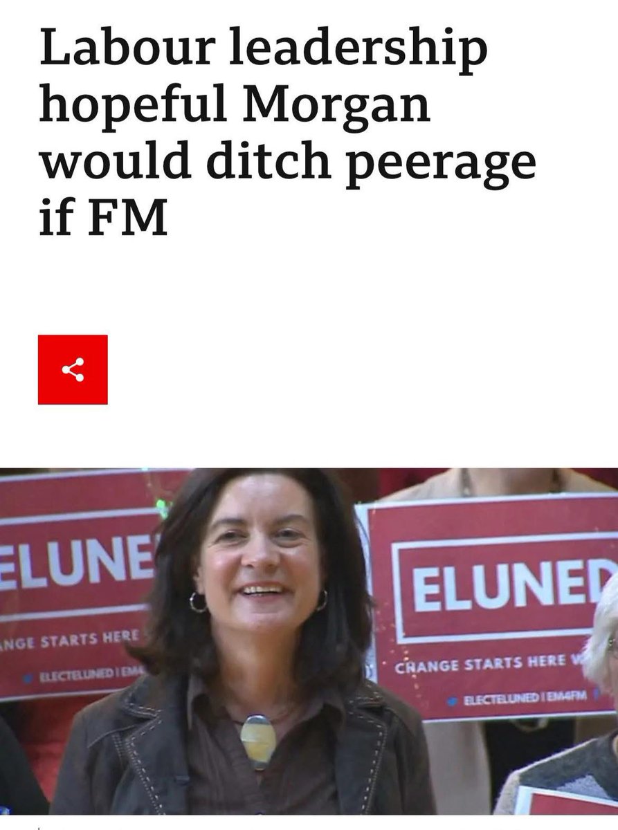 A full year in the job and Eluned Morgan is still in the House of Lords. Another broken promise from Labour.

From missed NHS targets to declining school standards. How can anyone trust a word they say? Wales needs Reform.