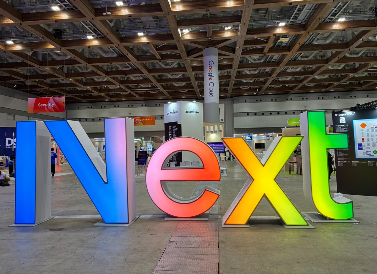 k6s4i53rx's tweet image. Next Tokyo '25 ãç²ãæ§ã§ãããããããªæ¹ãšè©±ããŠãæ§ãã®èå°ã«ãç«ãŠãŠè¯ãã£ãã§ãããŸãæ¥å¹ŽïŒ #GoogleCloudNext