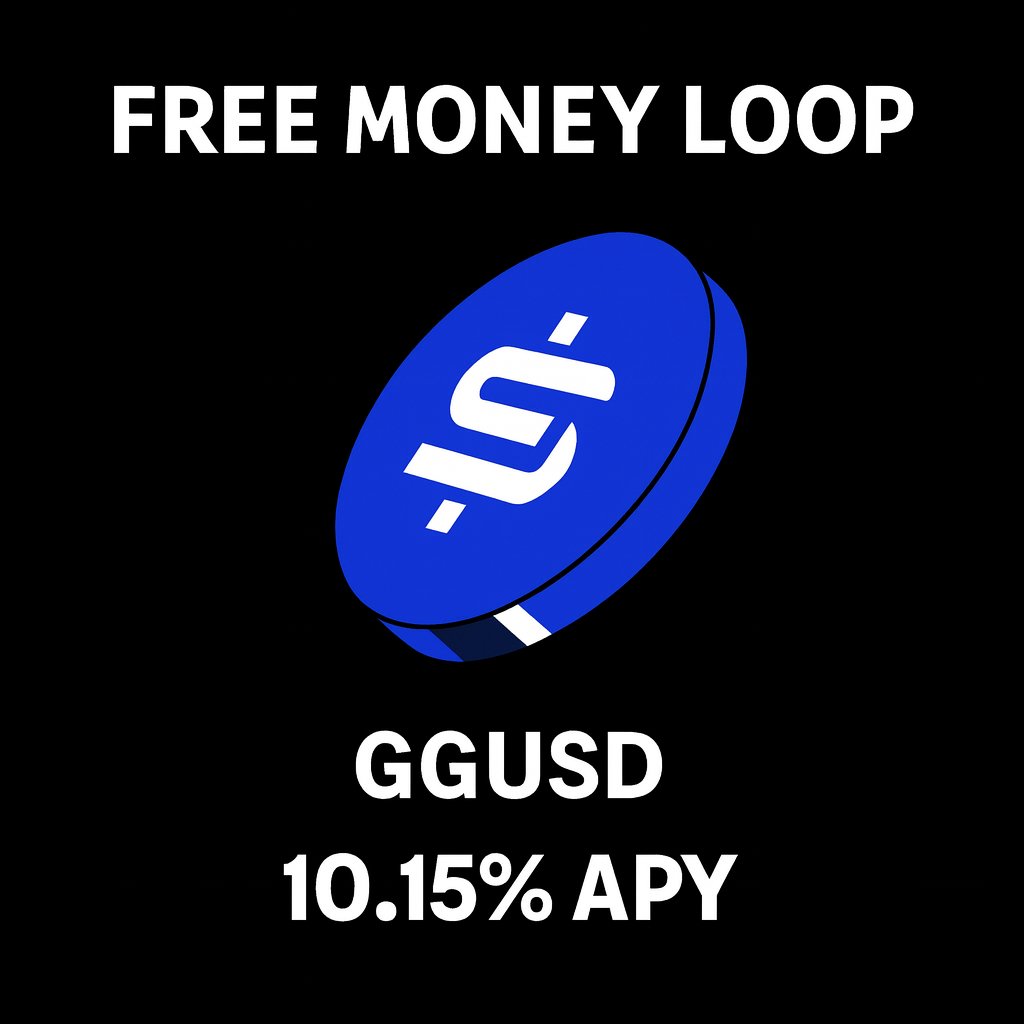 jizaz.sol 🇬🇪 (@jizazsolana) on Twitter photo 🌀 Free Money Loop — DeFi Strategy for <a href="/fslweb3/">FSL Ecosystem</a> (STEPN, STEPNGO & <a href="/2184Official/">2184 | Game by FSL</a> ) Users.
GGUSD is now live on Solana — and the yield loop just got easier.
You can now earn ~8% APY in stables without selling your $SOL.
Here’s how 👇
If you’re one of the 2.5M whitelisted 🌀 Free Money Loop — DeFi Strategy for <a href="/fslweb3/">FSL Ecosystem</a> (STEPN, STEPNGO & <a href="/2184Official/">2184 | Game by FSL</a> ) Users.
GGUSD is now live on Solana — and the yield loop just got easier.
You can now earn ~8% APY in stables without selling your $SOL.
Here’s how 👇
If you’re one of the 2.5M whitelisted