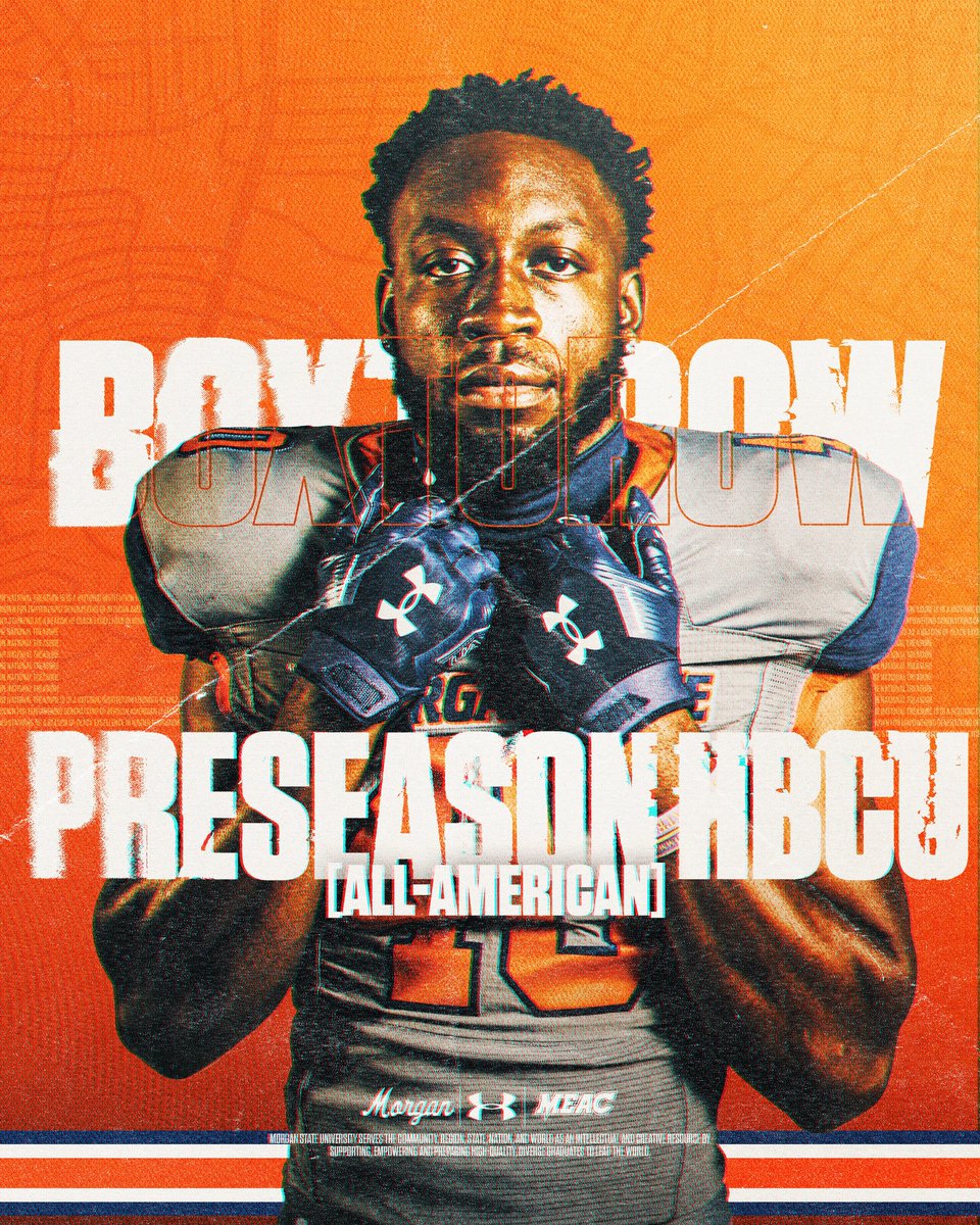 📣Erick Hunter is racking up more accolades 😤💪
￼
The linebacker just landed a spot on the BOXTOROW 2025 HBCU Preseason All-American Team! 🐻🏈🔥
￼
▶︎ shorturl.at/9dqRx

<a href="/boxtorow/">BOXTOROW MEDIA</a> 
<a href="/MEACSports/">Mid-Eastern Athletic Conference</a> | <a href="/UnderArmour/">Under Armour</a> 
#GoBears🔷🔶
