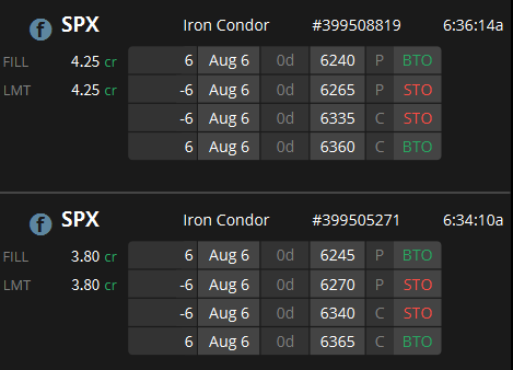 bluewhackadoo's tweet image. Happy Wednesday! IV rank up to 18.3. Two 6lots today, 70pts wide between the shorts w/25$ wings, starting at 16-18Δ. GTC's are set at 40pct collecting 4830 in prem. #lizjny🍒@Tony_BATtista