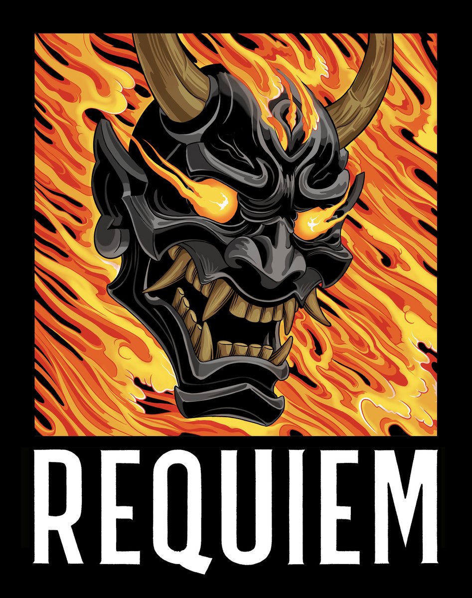 LIVE  NOW!!!! 
3 PM UK / 10 AM EST / 7 AM PST @JoshRowan trio.xyz/mint/fire-demo… …Snag your fire-born Hannya and join the space to celebrate the REQUIEM rebirth!