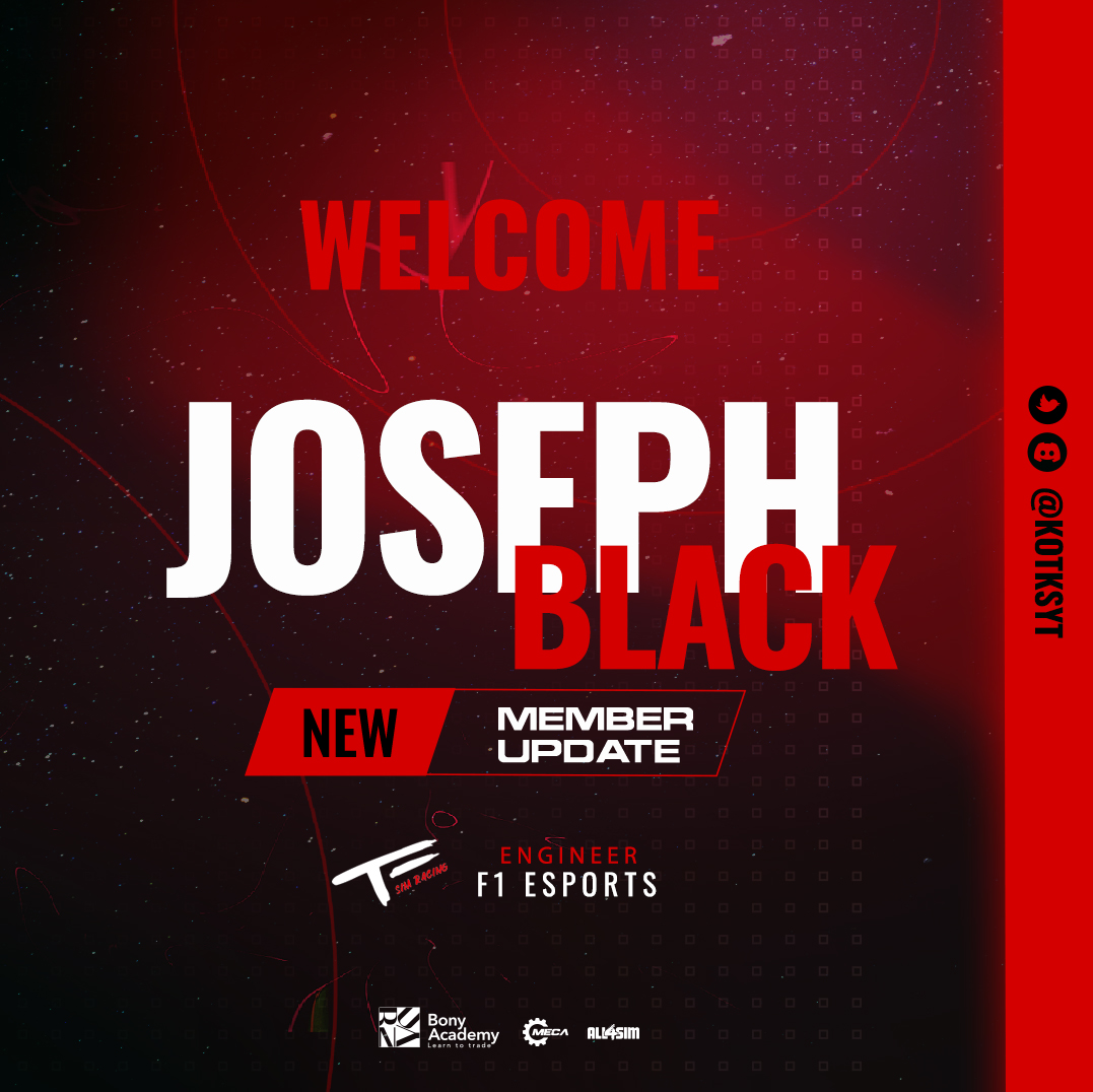 TomasEngeSimRacing (@tomas_enge_sim) on Twitter photo 4 engineers in one day.. 😍
TES is proud to announce the addition of FOUR new engineers to our F1 roster ⬇️
▪️ <a href="/kotksyt/">Joseph Black</a>
▪️ @Sebkowalke
▪️ <a href="/IsaacRustyF1/">Isaac Rusty</a>
▪️ <a href="/Barnoldzik/">Bartosz Błasiak</a>
Welcome to the team lads! 🤝 4 engineers in one day.. 😍
TES is proud to announce the addition of FOUR new engineers to our F1 roster ⬇️
▪️ <a href="/kotksyt/">Joseph Black</a>
▪️ @Sebkowalke
▪️ <a href="/IsaacRustyF1/">Isaac Rusty</a>
▪️ <a href="/Barnoldzik/">Bartosz Błasiak</a>
Welcome to the team lads! 🤝