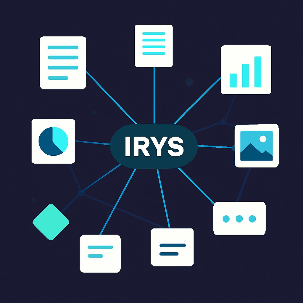 rocariedk's tweet image. Data is not valuable in isolation.
It&apos;s valuable when it connects.
But onchain systems don’t give data structure, links, or logic.
Irys does.
Let’s explore what that unlocks. 🧵
@irys_xyz #ComposableData #DataLogic