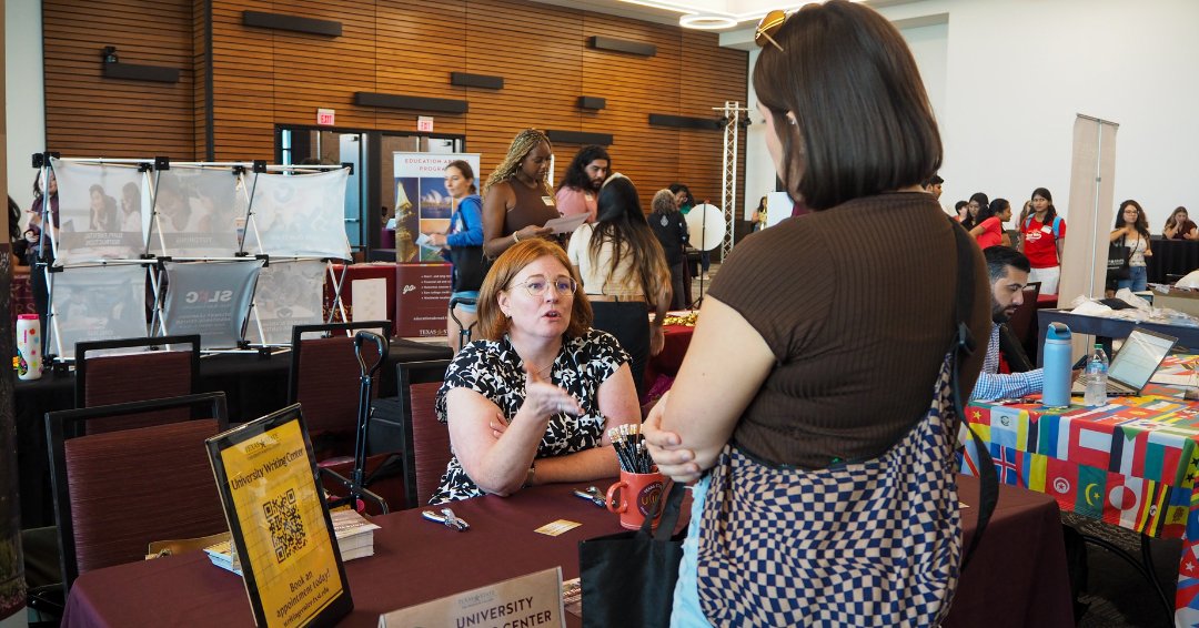 1 week to go! ⏰ Attend the NGSO Meet &amp; Greet on August 13 in San Marcos and August 20 in Round Rock for a chance to browse resources, meet graduate students, and enter to win raffle prizes including a Texas State Bookstore gift card and other swag!
🔗ow.ly/gvMq50Wb496