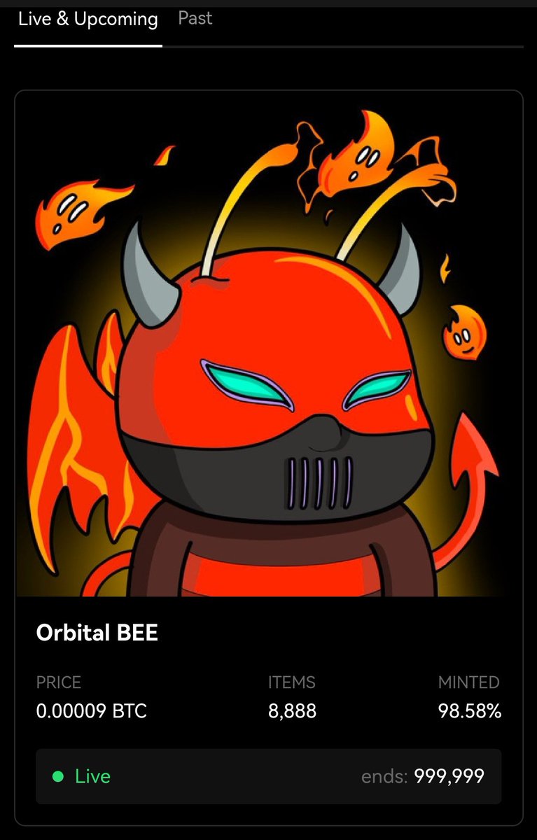 Only 1.4% left😱 #OrbitalBee

<a href="/Alkanesbee/">Bee 2:590 🐝</a> 

idclub.io/launchpad