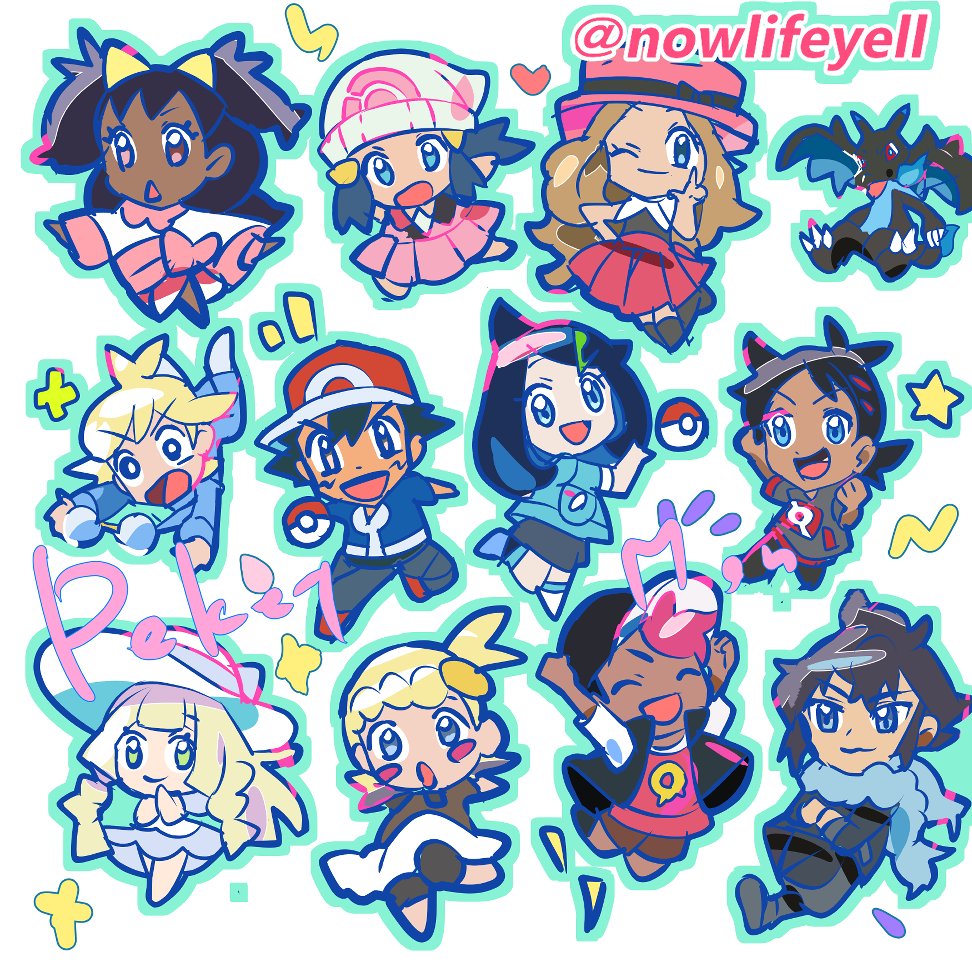 アニメポケモン　
　「推し×ちびキャラ」

#アニポケ #anipoke