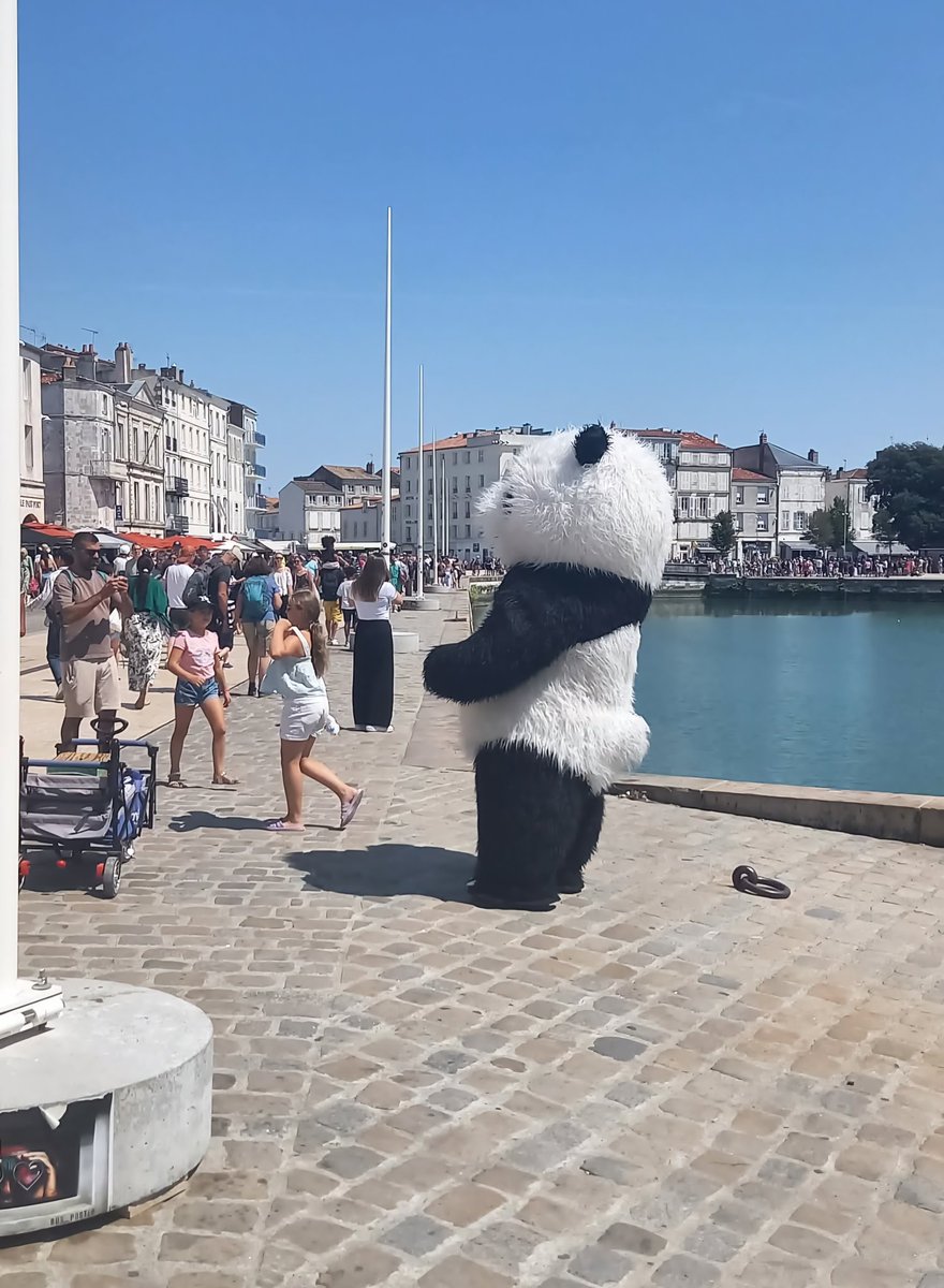 Faut vraiment que j'arrête les Sex on the Beach. Trois jours de vacances et je vois déjà des pandas géants sur le vieux port.