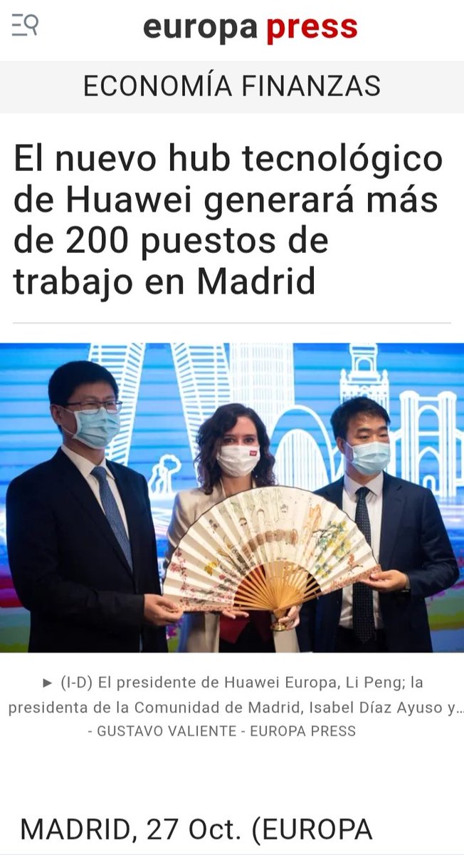 Miguel Tellado: "Sánchez entrega la seguridad nacional a Huawei, empresa considerada una amenaza por los Estados Unidos y la Unión Europea."