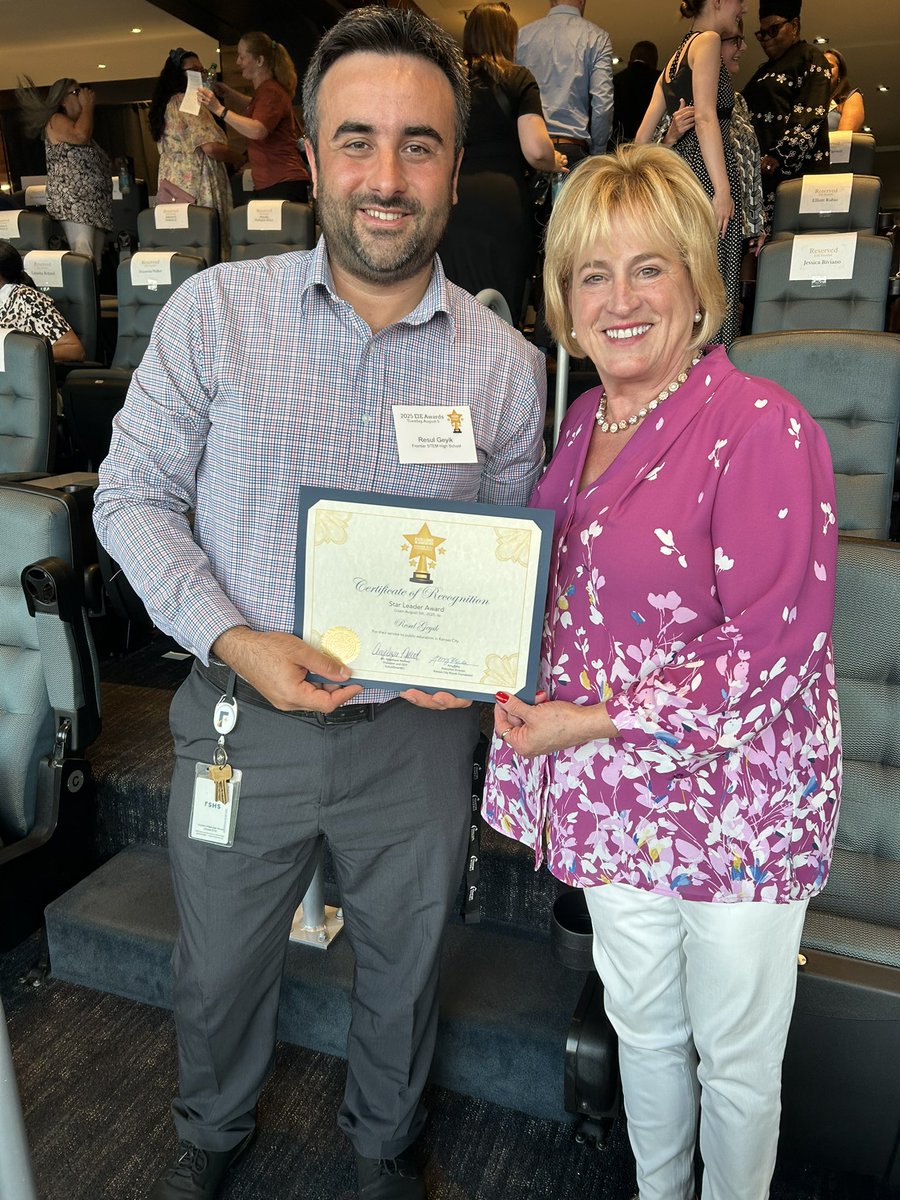 MoCommissioner's tweet image. What a wonderful night at Kauffman Stadium honoring public &amp;amp; charter school educators!  Thank you to SchoolSmartKC for celebrating outstanding Kansas City teachers and school leaders. An added bonus - State Board of Education member Jon Otto was a great emcee! #WhatWeDoMatters