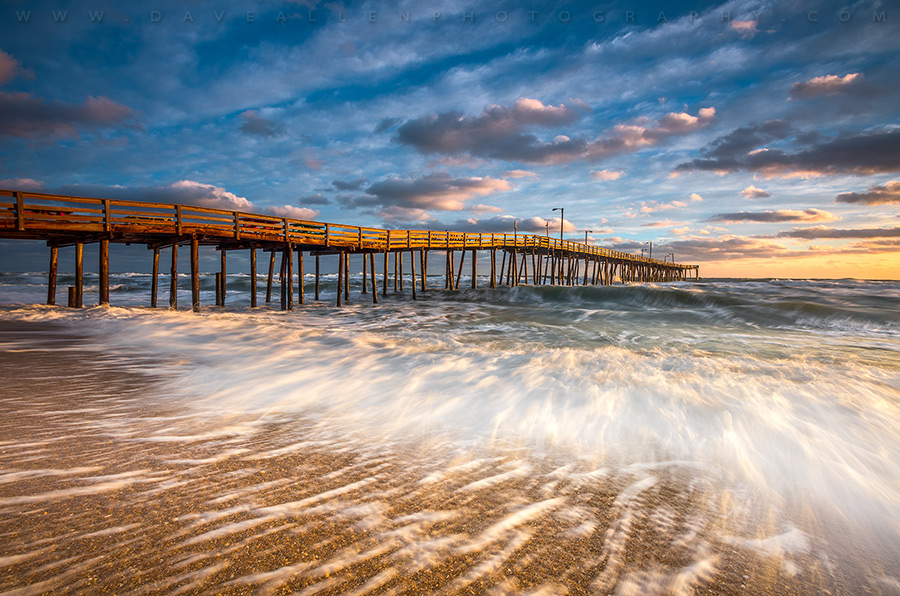 Had some nice golden hour light on the wave action just after sunrise on the beach in Nags Head North Carolina, what a great way to start the day!  Hope your day is off to a great start wherever you are 😀