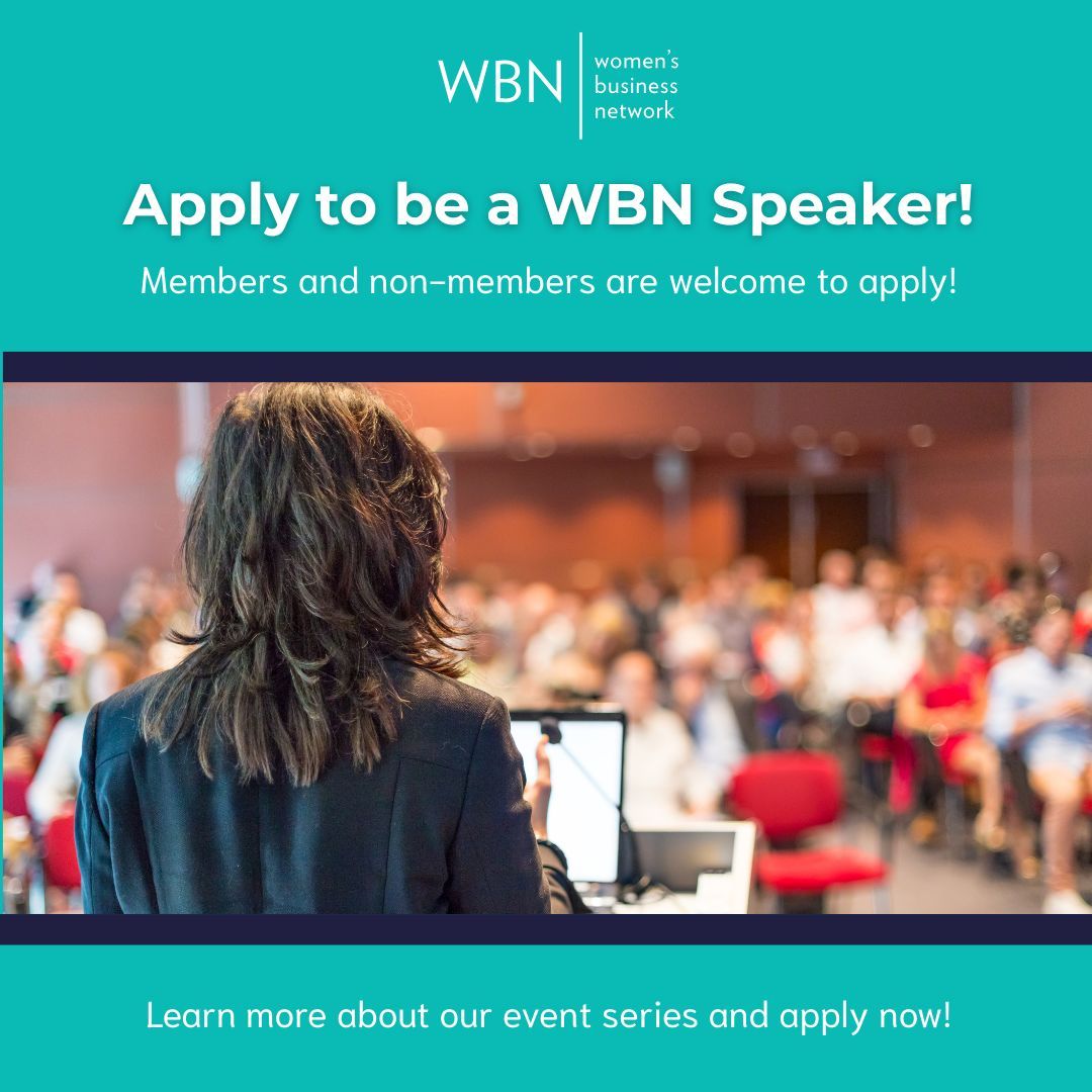 We believe in spotlighting members and non-members.
Our 2026 events will feature a mix of inspiring voices — and yours could be one of them.

Speaker applications are open now: 

womensbusinessnetwork.ca/events/speaker…

#WBNInspired #CallforSpeakers