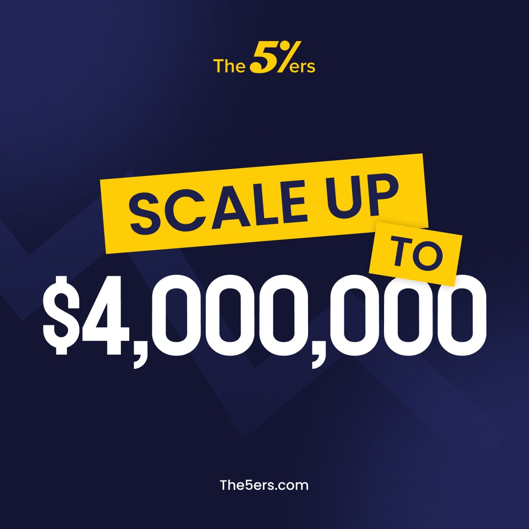 Scale up your capital up to $4M with <a href="/the5erstrading/">The5ers</a> 

Trade now with 5% off - the5ers.com/?afmc=2wb
