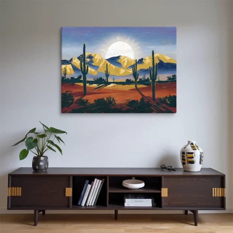 BruzzenWallArt's tweet image. 🌅 Embrace the whisper of dawn in abstract form.
This Art blends warm desert tones, glowing golden light, and subtle textures to capture the quiet drama of sunrise over jagged mountains.

👉 Refresh your space at: bruzzen.com/abstract-deser…

#DesertSunriseArt #AbstractCanvas