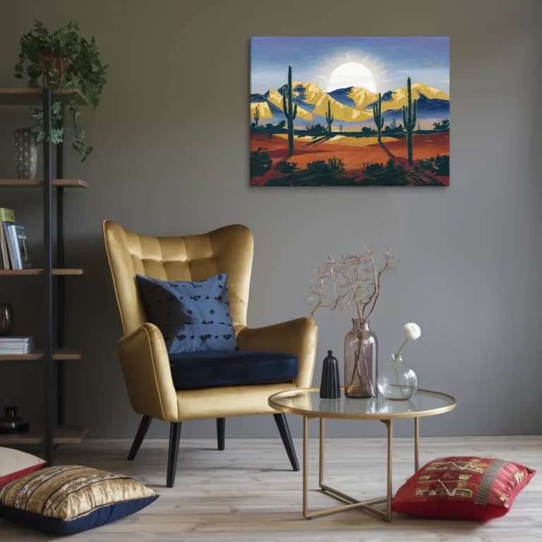 BruzzenWallArt's tweet image. 🌅 Embrace the whisper of dawn in abstract form.
This Art blends warm desert tones, glowing golden light, and subtle textures to capture the quiet drama of sunrise over jagged mountains.

👉 Refresh your space at: bruzzen.com/abstract-deser…

#DesertSunriseArt #AbstractCanvas